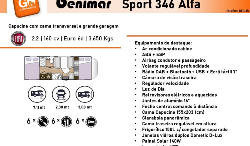 BENIMAR, Sport 346 ALFA cheio