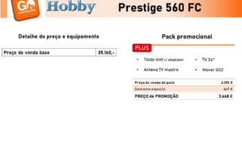 HOBBY, Prestige 560 FC cheio