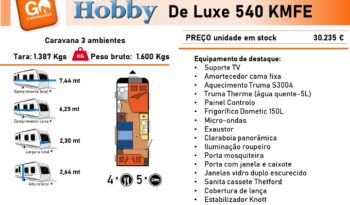 HOBBY, De Luxe 540 Kmfe cheio