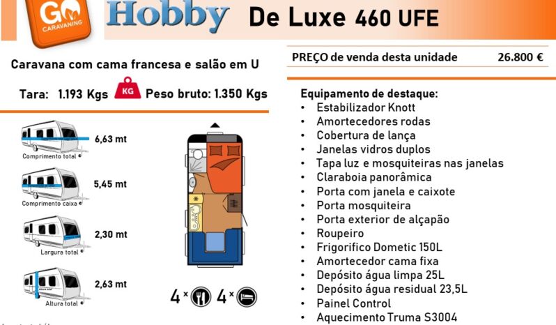HOBBY, De Luxe 460 UFE cheio