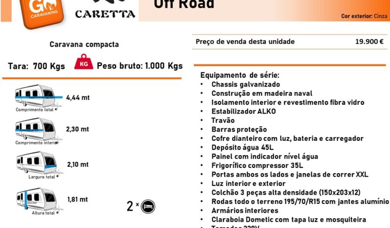 CARETTA, Off Road cheio