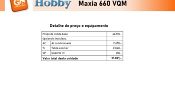HOBBY, Maxia 660 VQM cheio