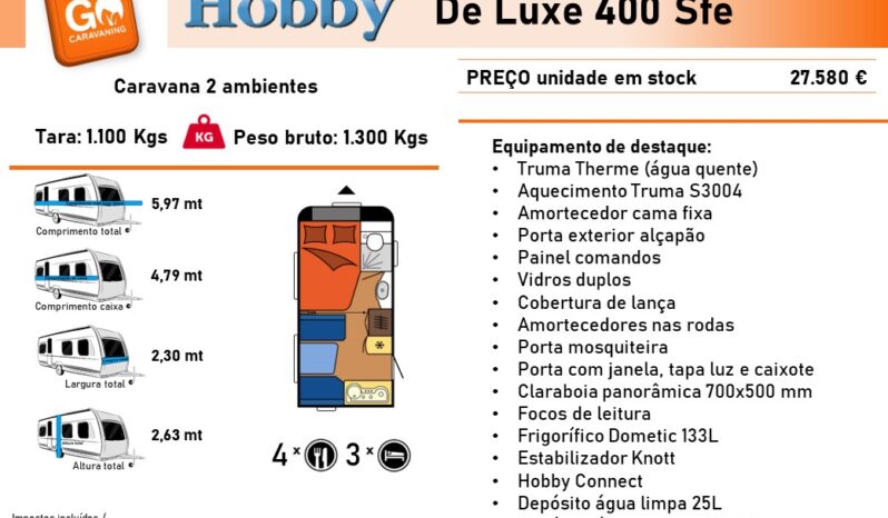 HOBBY, De Luxe 400 Sfe cheio