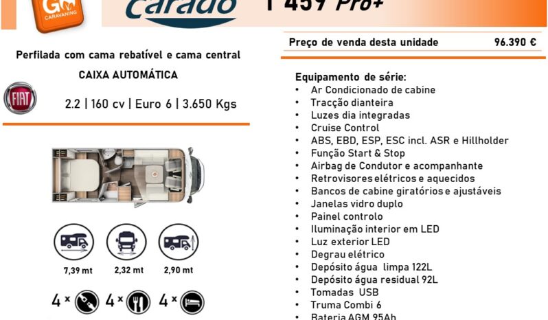 CARADO, T459 Pro+ cheio