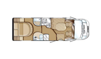 HYMER, Tramp 698 CL cheio