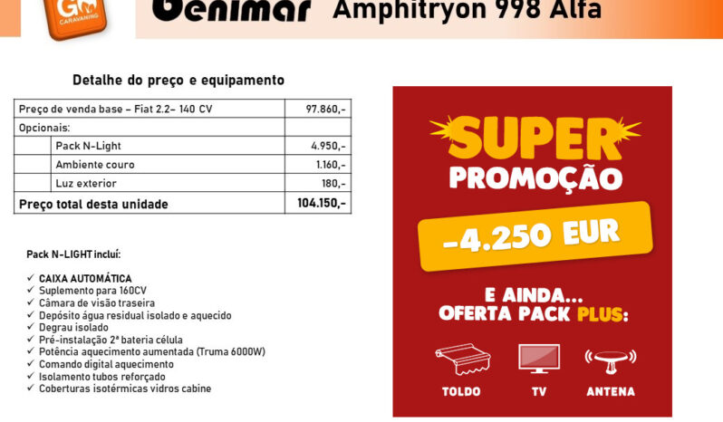 BENIMAR, Amphitryon 998 cheio
