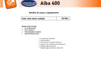 CARAVELAIR, ALBA 400 cheio