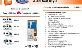 CARAVELAIR, ALBA 430 Style cheio