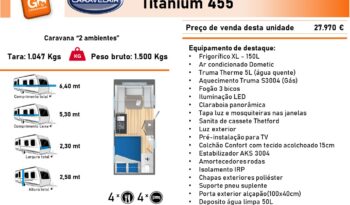 CARAVELAIR, Titanium 455 cheio