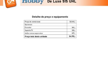 HOBBY, De Luxe 515 UHL cheio