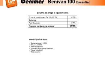 BENIMAR, Benivan 100ES cheio