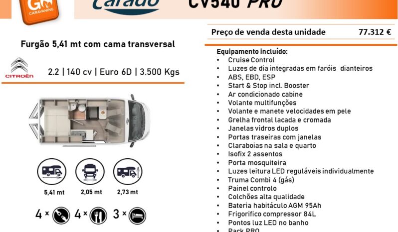 CARADO, CV540 cheio