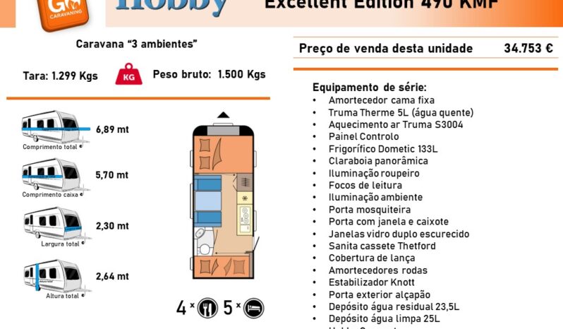 HOBBY, Excellent Edition 490 KMF cheio