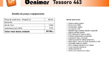 BENIMAR, Tessoro 463 cheio