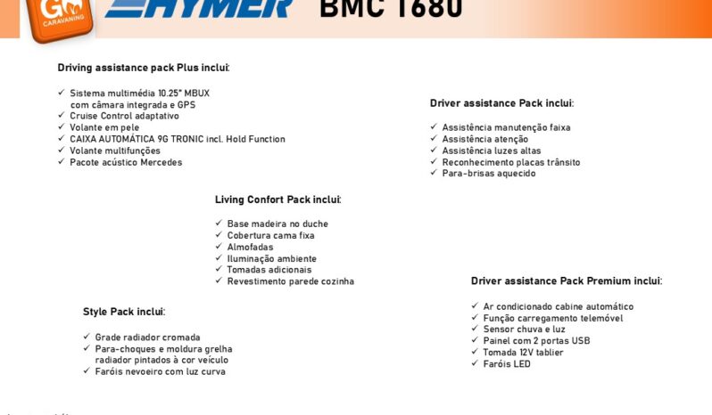 HYMER, BMC-T 680 cheio