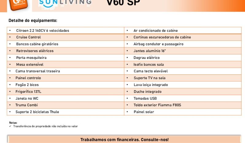 SUNLIVING, V60SP Tent Top cheio