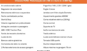 BENIMAR, Tessoro 495UP cheio